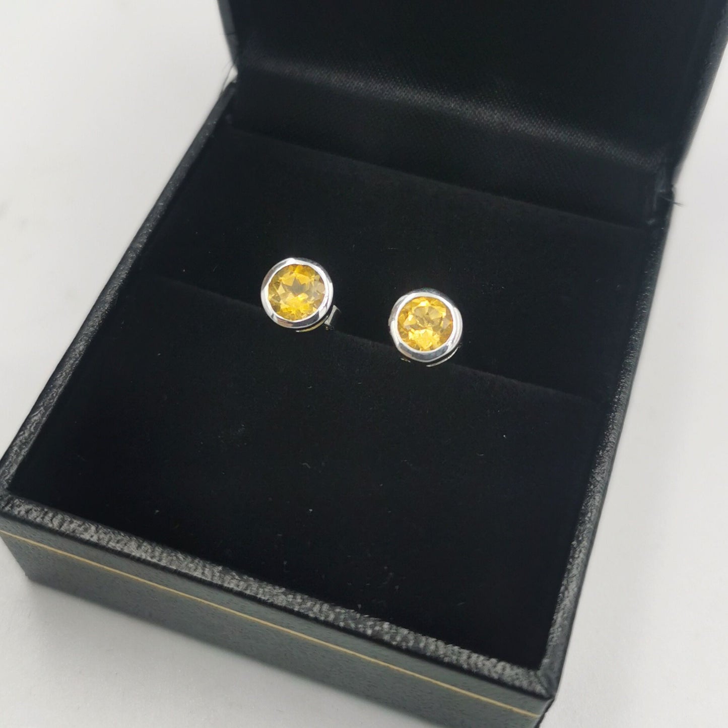 Citrine Studs