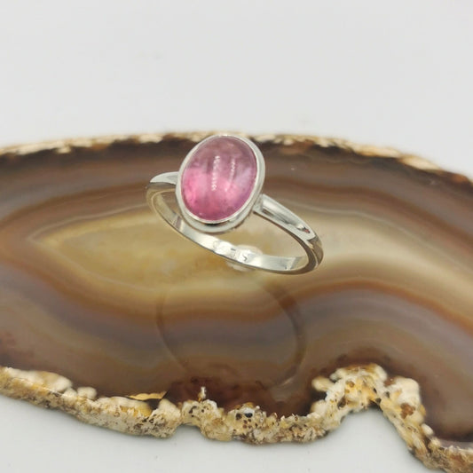 Pink Tourmaline Ring